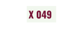X 049