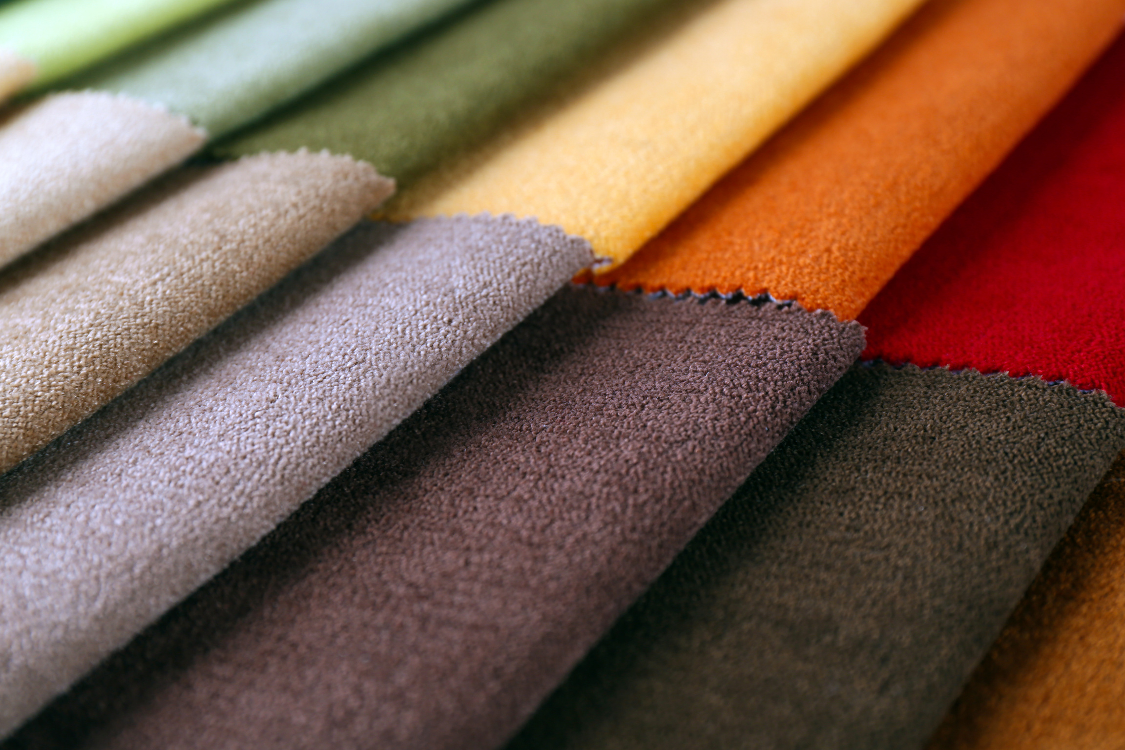 Colorful Fabric Swatches 