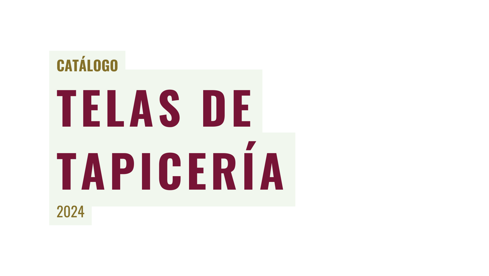 CATÁLOGO TELAS DE TAPICERÍA 2024