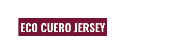 ECO CUERO JERSEY